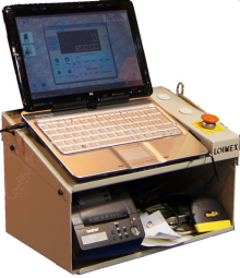Loimex CD-EASY-PC — computer integrated in the counter