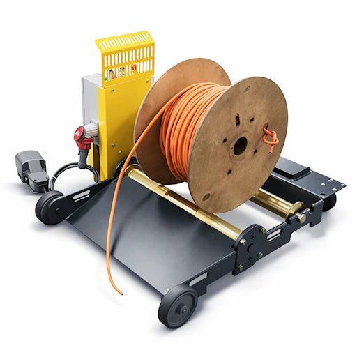 Loimex CDV100-M — motorized winder and unwinder platform device