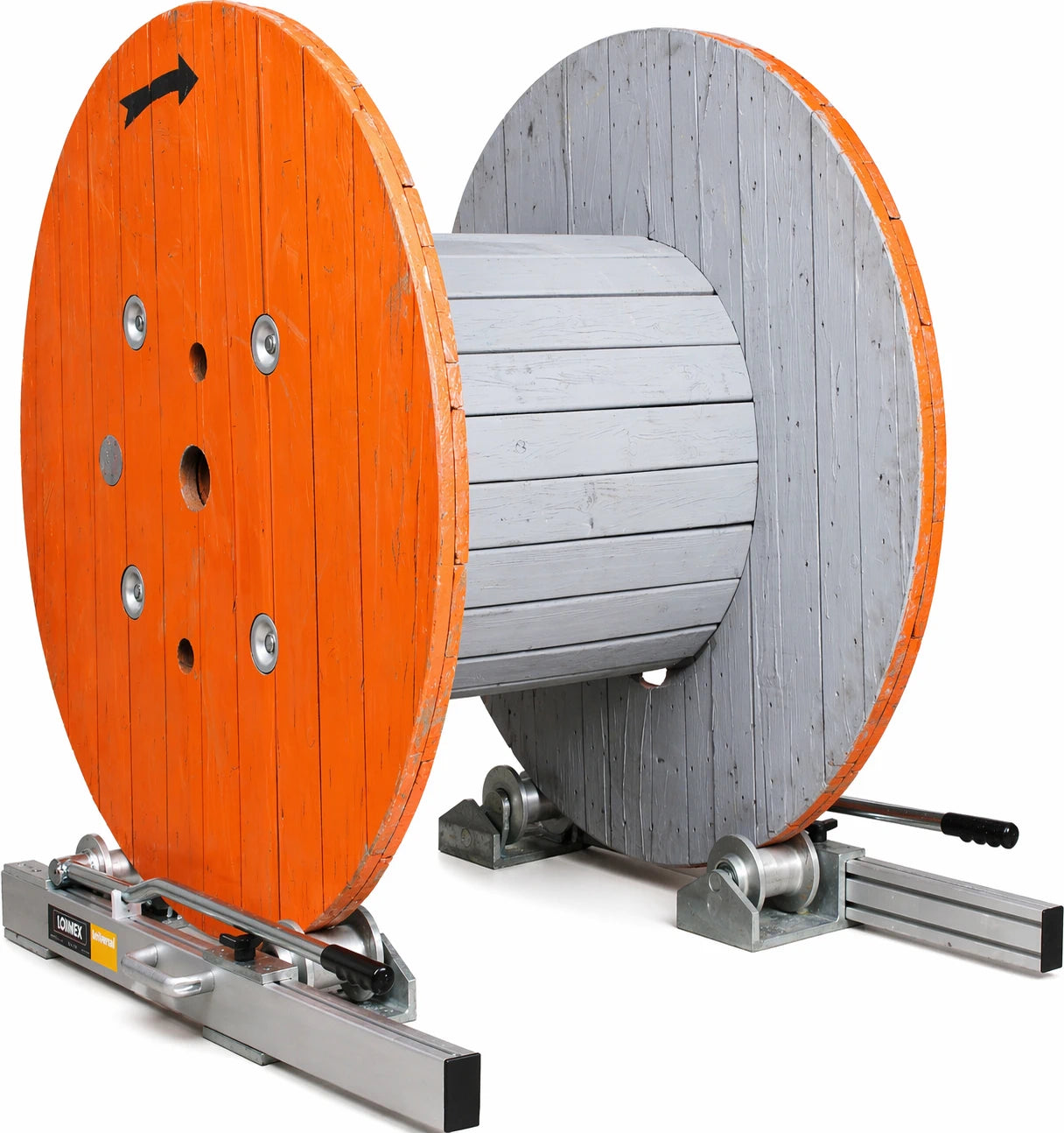 Loimex GRL1800 — for unwinding drums up to 1.800mm Ø and 1.500 Kg