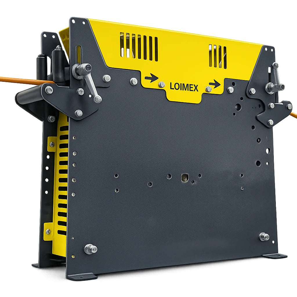 Loimex M40/S — for material from 3 to 40 mm Ø and in steel from 1 to 22 mm Ø