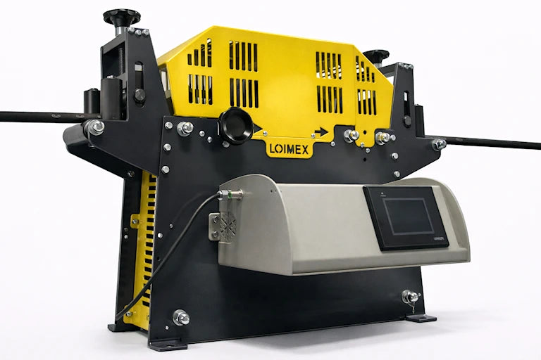 Loimex M60/S — for material from 10 to 60 mm Ø and steel from 3 to 32 mm Ø