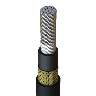 Üntel RigFlex-125 Type P Power Cable Single Conductor 2kV Armoured and Sheathed