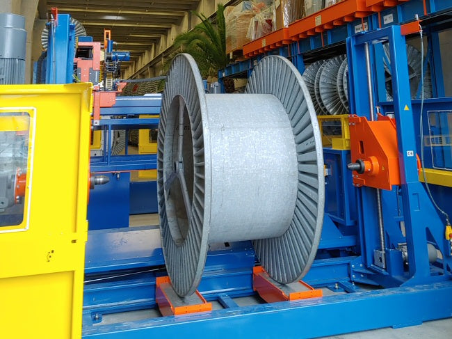 Loimex TRH-10 — for reels up to 3400mm Ø and 10000 Kg
